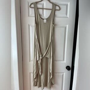 Gap Tie Front Tank Dress NWT Size L Tall